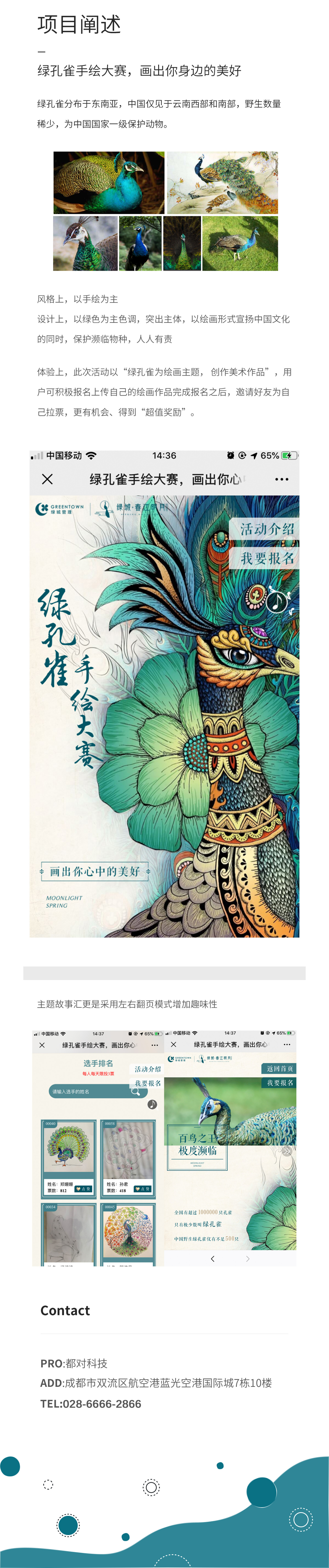 绿孔雀手绘大赛（绿城管理）-1